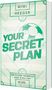 "Mimi Heeger. Your Secret Plan. Zwischen Teamplay und Rivalität." Grüner Fußballhintergrund, Fußballmotiv., Buch