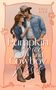 "Pumpkin Spice and Cowboy Kisses", Enja Bien. Illustration eines Paares in Cowboykleidung, Hintergrund mit Herbstblättern., Buch