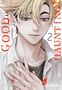 „GOOD HAUNTING“, „tacomacho“, „vorläufiges Cover“, „HAYABUSA“. Illustration eines jungen Mannes mit blondem Haar., Buch