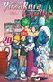 „MISSION: Yozakura Family“, bunte Anime-Charaktere in fröhlicher Umarmung, verspielte Atmosphäre.