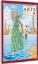 „Arte 21“ von Kei Ohkubo. Eine Frau in grünem Kleid und ein Mann stehen in seichtem Wasser, Schiffe im Hintergrund., Buch