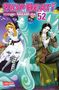 Text: „SKIP BEAT!“, „YOSHIKI NAKAMURA“, „52“, „vorläufiges Cover“. Eine Frau als Alice und ein Mann mit Hasenohren., Buch