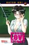 "Katsu Aki 87. Yura, Makoto und die Liebe. Manga Love Story." Eine Frau mit Brille zeigt auf eine Tafel., Buch