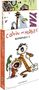 Illustration eines Buchcovers. "Calvin und Hobbes Kompakt 2". Calvin und Hobbes lachen laut. Comic-Stil., Buch
