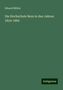 Eduard Müller: Die Hochschule Bern in den Jahren 1834-1884, Buch
