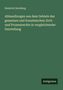 Heinrich Dernburg: Abhandlungen aus dem Gebiete des gemeinen und französischen Zivil- und Prozessrechts in vergleichender Darstellung, Buch