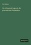 Max Heinze: Die Lehre vom Logos in der griechischen Philosophie, Buch