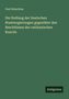 Paul Hinschius: Die Stellung der Deutschen Staatsregierungen gegenüber den Beschlüssen des vatikanischen Koncils, Buch