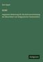 Karl Oppel: Kemi, Buch