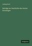 Ludwig Streit: Beiträge zur Geschichte des vierten Kreuzzuges, Buch