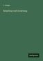 J. Sadger: Belastung und Entartung, Buch