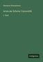 Hermann Weissenborn: Acten der Erfurter Universität, Buch