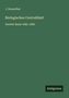 J. Rosenthal: Biologisches Centralblatt, Buch