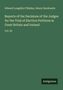 Text: "Edward Loughlin O'Malley, Henry Hardcastle. Reports of the Decisions of the Judges for the Trial of Election Petitions in GB and Ireland. Vol. III." Logo unten: "Antigonos." Grünen Hintergrund.