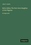 Text: Jane G. Austin. "Betty Alden; The first-born daughter of the Pilgrims" in large print. Grüner Hintergrund, Logo "Antigonos"., Buch