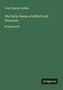 "John Churton Collins. The Early Poems of Alfred Lord Tennyson in large print. Antigonos." Auf grünem Hintergrund., Buch