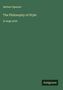 Herbert Spencer: The Philosophy of Style, Buch