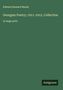 Edward Howard Marsh, "Georgian Poetry; 1911-1912, Collection" in großer Schrift. Antigonos-Logo unten rechts. Grüner Hintergrund.