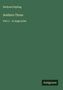 "Rudyard Kipling, Soldiers Three, Part 2 - in large print." Grüner Hintergrund, weißer Text, unten Logo: Antigonos., Buch