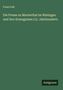 Titel: "Die Presse zu Marienthal im Rheingau und ihre Erzeugnisse (15. Jahrhundert)" von Franz Falk. Unten steht "Antigonos".