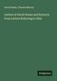 David Hume: Letters of David Hume and Extracts from Letters Referring to Him, Buch