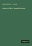 Robert Adair: Memoir of Rev. James Patterson, Buch