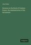 John Pinder: Sermons on the Book of Common Prayer, the Administration of the Sacraments, Buch