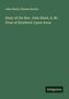 John Ward: Diary of the Rev. John Ward, A. M.: Vicar of Stratford-Upon-Avon, Buch
