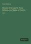 Henry Bathurst: Memoirs of the Late Dr. Henry Bathurst, Lord Bishop of Norwich, Buch