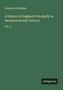 Leopold von Ranke: A History of England Principally in the Seventeenth Century, Buch