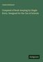 James Robinson: Compend of Book-keeping by Single Entry. Designed for the Use of Schools, Buch