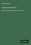 Titel: "Germanias Sagenborn". Untertitel: "Mären und Sagen für das deutsche Haus". Autor: Emil Engelmann. Unten steht "Antigonos". Hintergrund in Dunkelgrün.