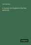 Paul Hentzner: A Journey into England in the Year MDXCVIII, Buch