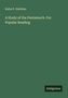 Rufus P. Stebbins: A Study of the Pentateuch. For Popular Reading, Buch