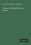 Peter Mark Roget: Thesaurus of English Words and Phrases, Buch