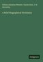 William Adolphus Wheeler: A Brief Biographical Dictionary, Buch