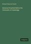 Richard Chenevix Trench: Sermons Preached Before the University of Cambridge, Buch