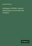 Frederick Smith: Catalogue of British Fossorial Hymenoptera, Formicidae and Vespidae, Buch