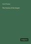 Text: "David Thomas, The Genius of the Gospel, Antigonos." Grüner Hintergrund mit minimalistischem Design., Buch