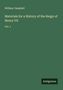 William Campbell: Materials for a History of the Reign of Henry VII, Buch