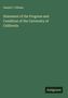 Daniel C. Gilman: Statement of the Progress and Condition of the University of California, Buch