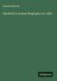 Text: "Edward Walford. Hardwick's Annual Biography for 1856". Grüner Hintergrund. Unten rechts: "Antigonos".