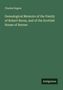 Charles Rogers: Genealogical Memoirs of the Family of Robert Burns, and of the Scottish House of Burnes, Buch