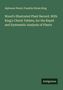 Buchtitel von Alphonso Wood und Franklin Hiram King über systematische Pflanzenanalyse, grüner Hintergrund., Buch