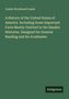 Buchtitel: "A History of the United States of America..." von Josiah Woodward Leeds. Grüner Hintergrund. Logo: Antigonos.