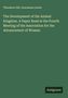 Auf grünem Hintergrund: "Theodore Gill, Graceanna Lewis. The Development of the Animal Kingdom. Antigonos" von unten.