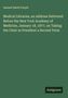 Ein grüner Hintergrund mit weißem Text: "Medical Libraries, an Address...1877." Unten rechts steht "Antigonos".
