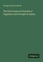 Text: "George Sylvester Morris, The Final Cause as Principle of Cognition and Principle in Nature, Antigonos." Grünes Cover., Buch