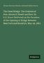Text über eine Rede zur Eröffnung der Brücke zwischen New York und Brooklyn am 24. Mai 1883. Unten steht "Antigonos"., Buch