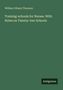 Buchtitel von William Gilman Thomson: "Training-schools for Nurses. With Notes on Twenty-two Schools". Unten rechts steht "Antigonos"., Buch